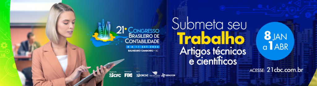 interessados já podem submeter artigos científicos e técnicos para apresentação no maior evento contábil do Brasil